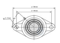 ट्रांसमिशन सिस्टम P6 UCFL209 पिलो बॉल हाउसिंग साइज 40 * 45 * 50mm . के साथ