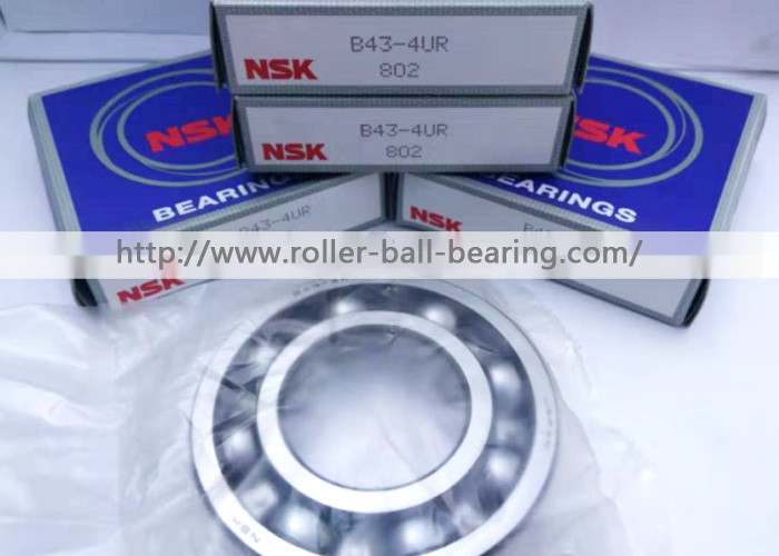 B43-4UR NSK ऑटोमोटिव बियरिंग B43-4UR डीप ग्रूव बॉल बेयरिंग 43x87x19.5B43-4