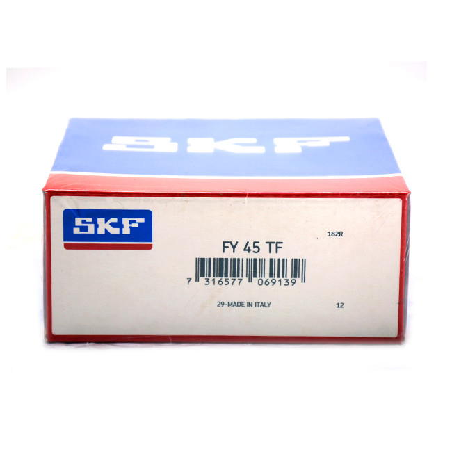FY 45 TF स्क्वायर फ्लैंज बॉल बेयरिंग कास्ट आयरन शेल 45*39*54.2mm में स्थापित