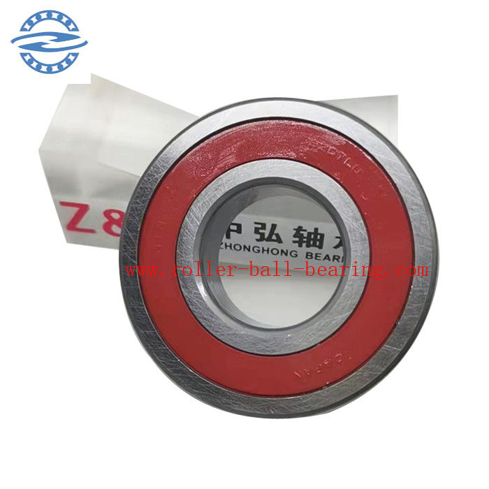 दो सील संलग्न डीप ग्रूव रेडियल बॉल असर 6307 2RS 35mm X 80mm OD X 21mm